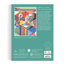 Frank Lloyd Wright Imperial Hotel 500 Piece Book Puzzle - Image 4