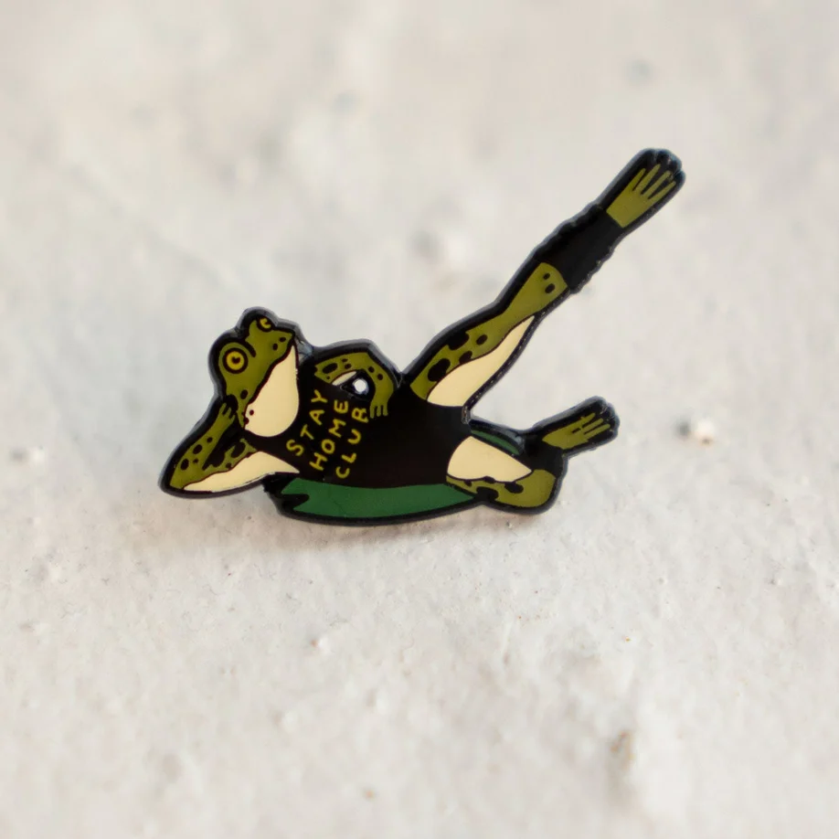 Froggy Workout Pin