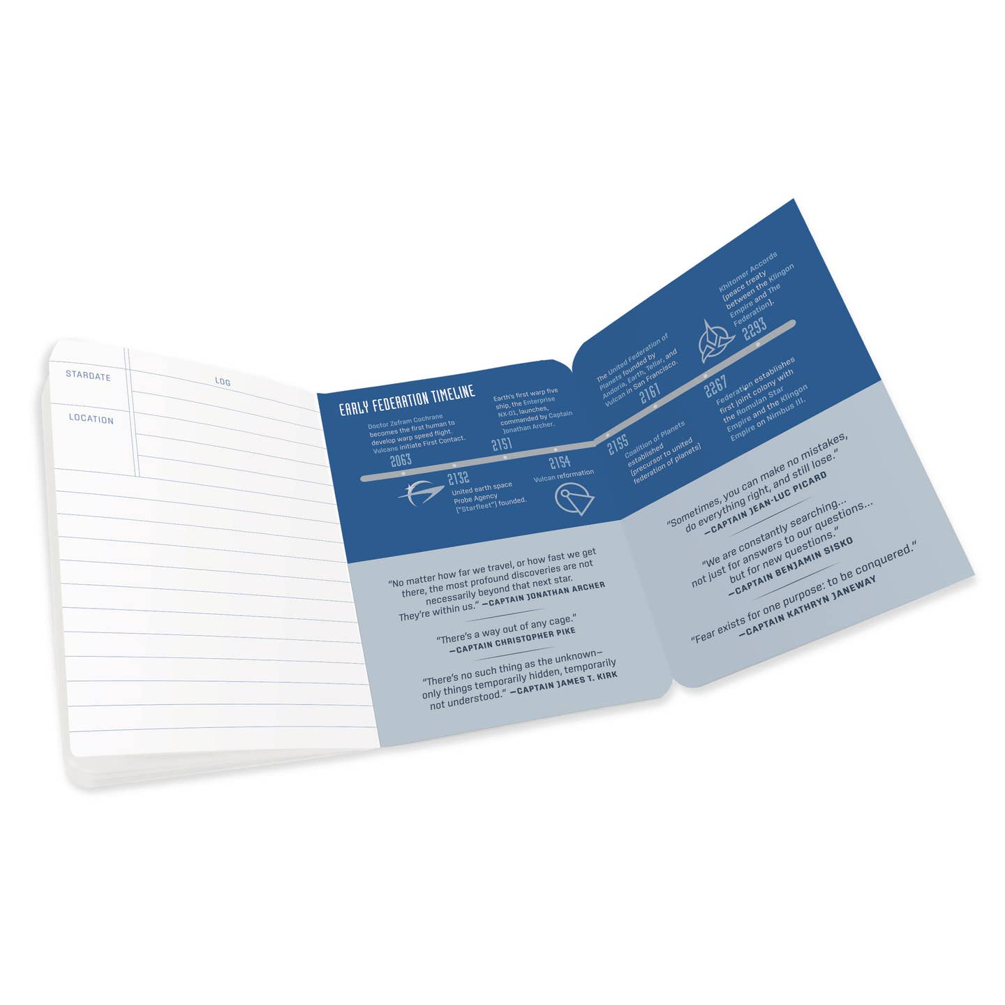 Full-Size Captain's Log Notebook - Image 3