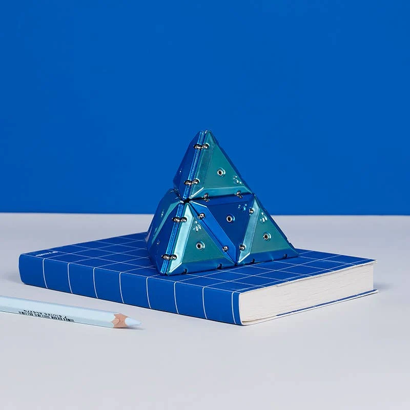 Geode Chrome Pyramids Magnetic Fidget Set-