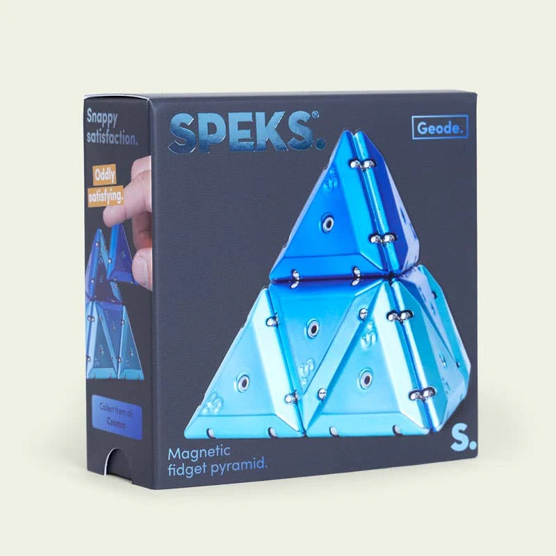 Geode Chrome Pyramids Magnetic Fidget Set- - Image 6