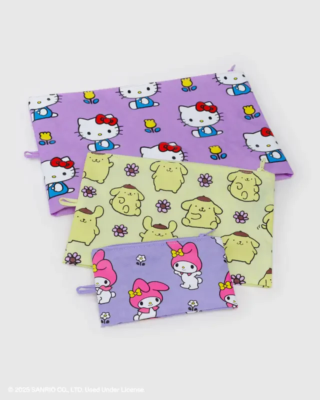 Go Pouch Set- Hello Kitty and Friends Florals - Image 3