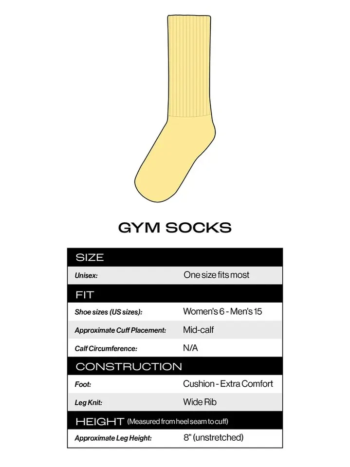Good Moms Say Bad Words Gym Crew Socks - Image 3