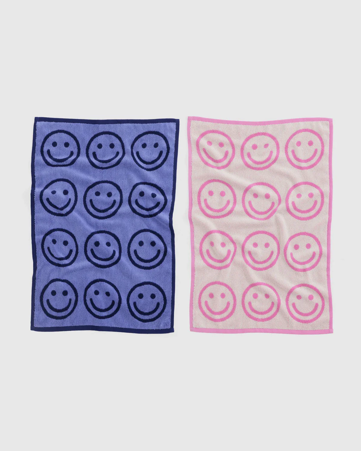 Hand Towel - Happy Pink Blue - Image 2