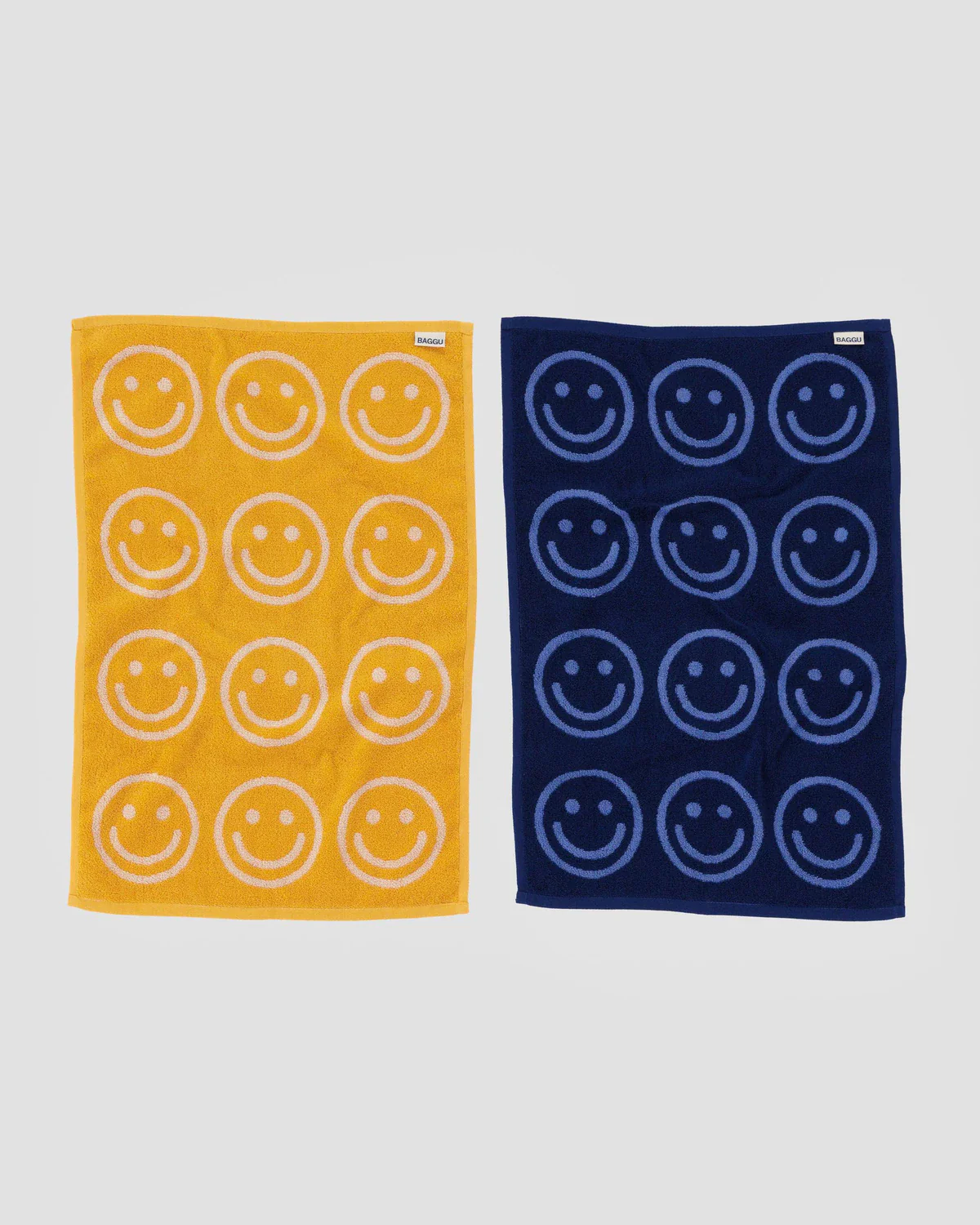 Hand Towel Set of 2- Happy Blue Marigold - Image 2