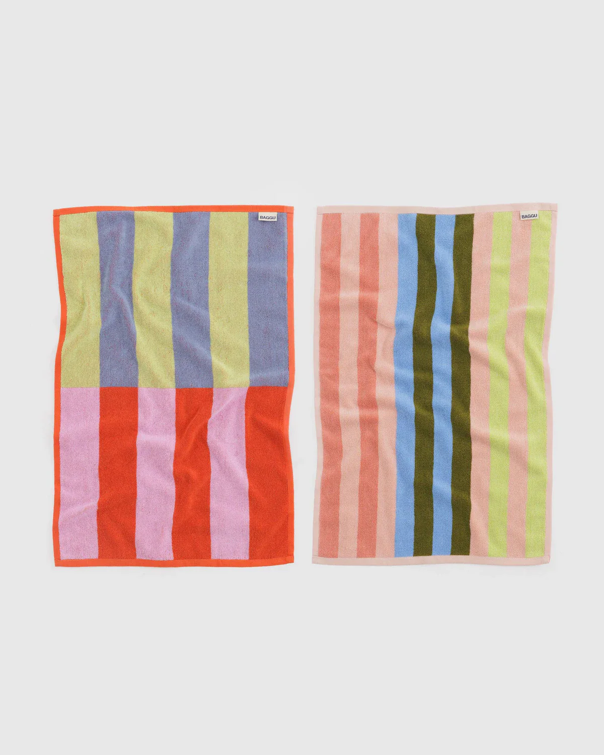 Hand Towel Set of 2 - Pool Stripe Mix - Image 2