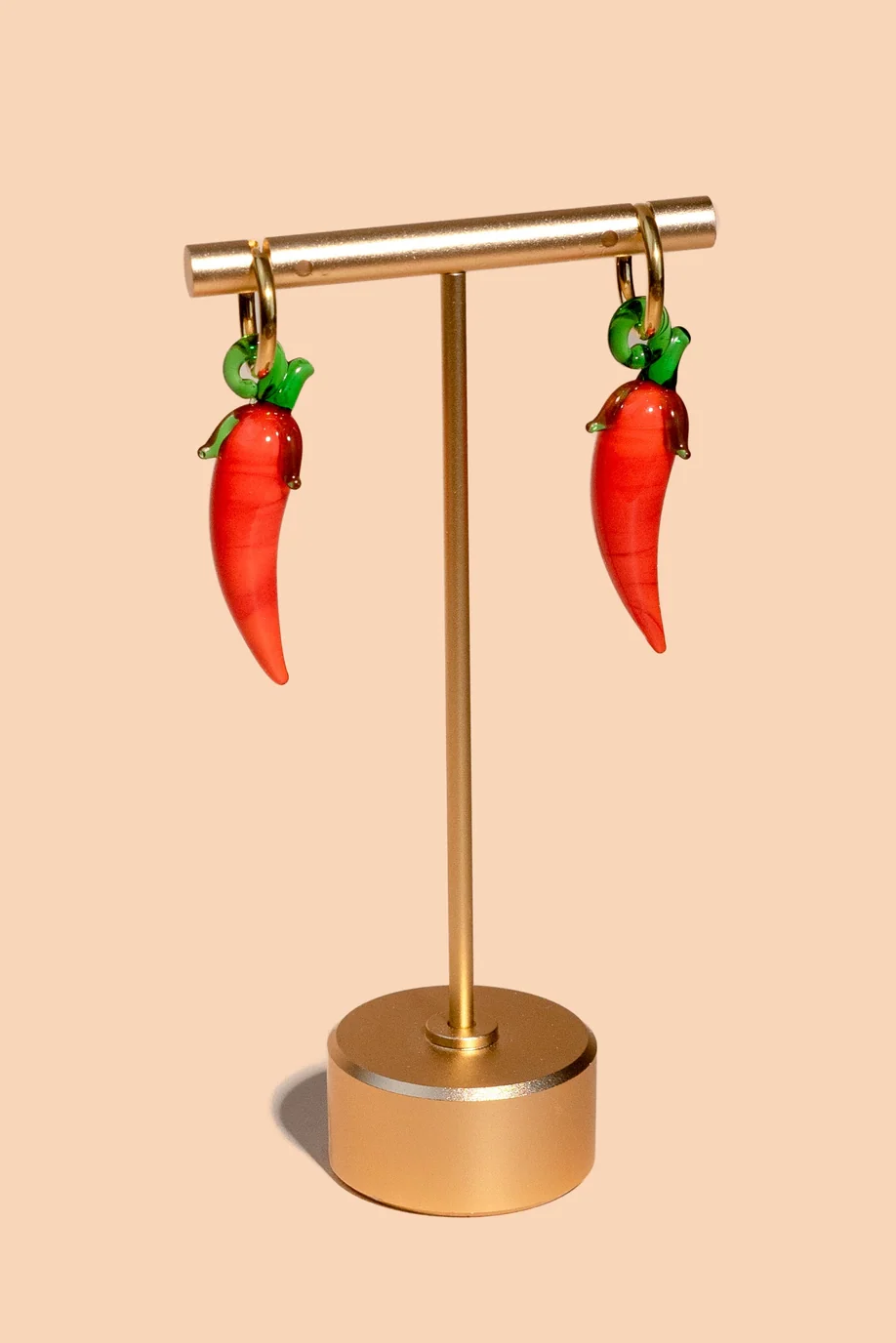 Harvest Pepper Hoops- 18K Gold Plated - Image 2
