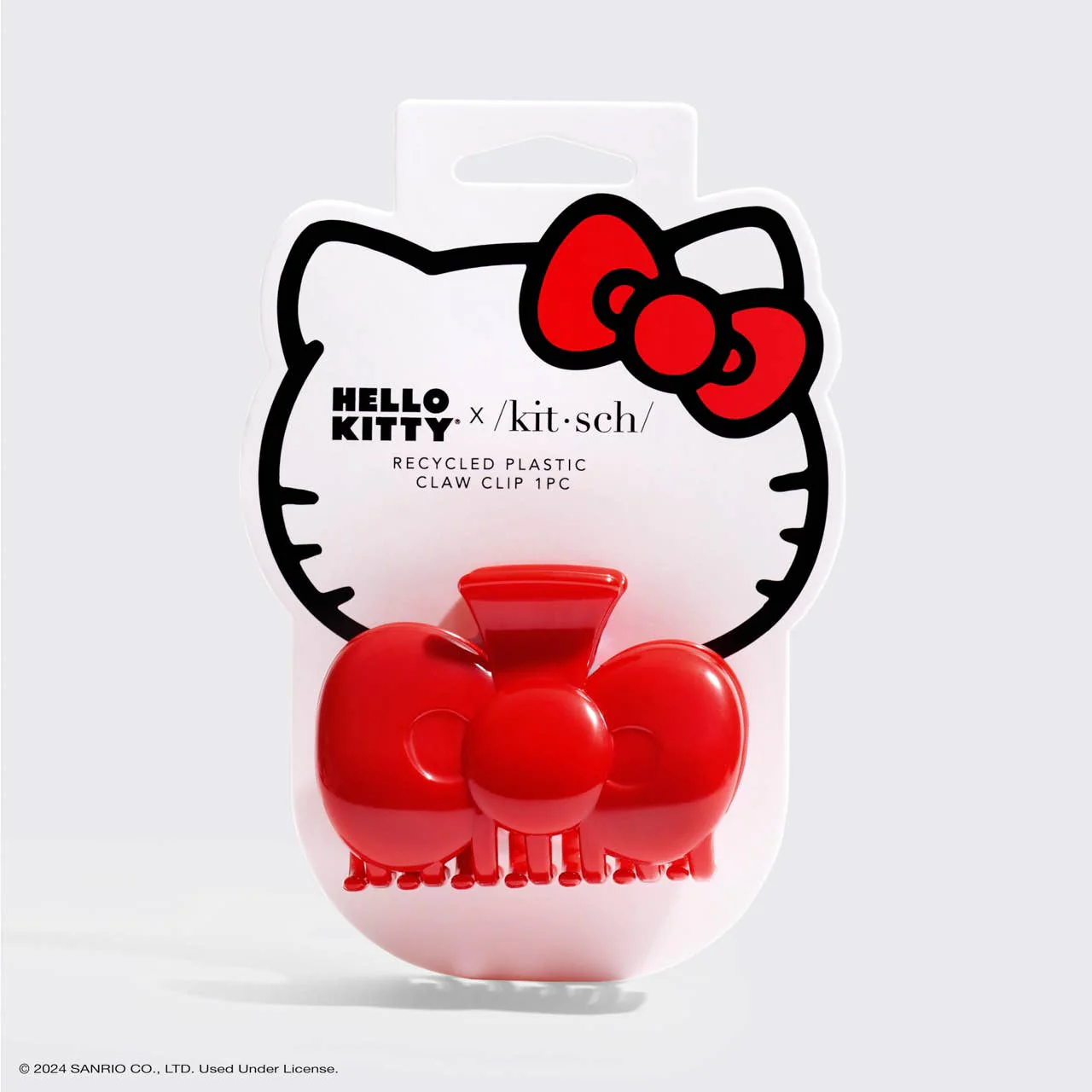 Hello Kitty Recycled Plastic Bow Claw Clip