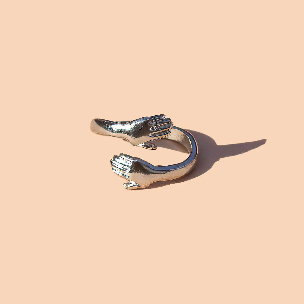 Hold Your Hand Ring- Silver