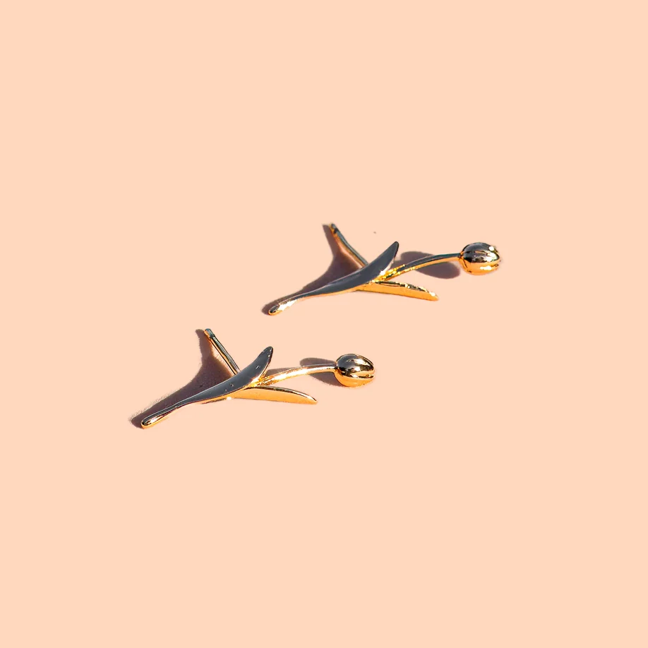 Holland Tulip Studs
