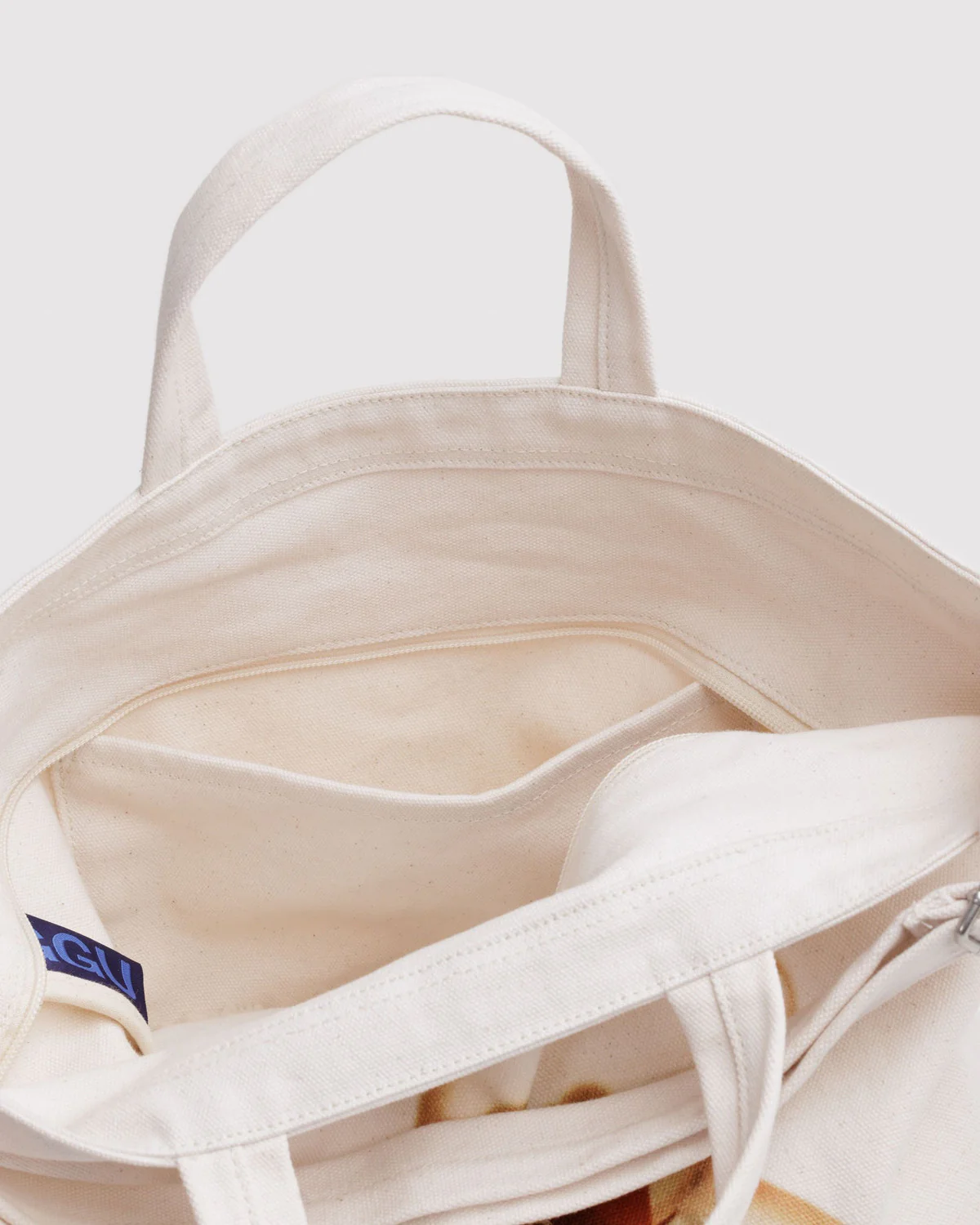 Horizontal Zip Duck Bag- Teddy Bear - Image 2