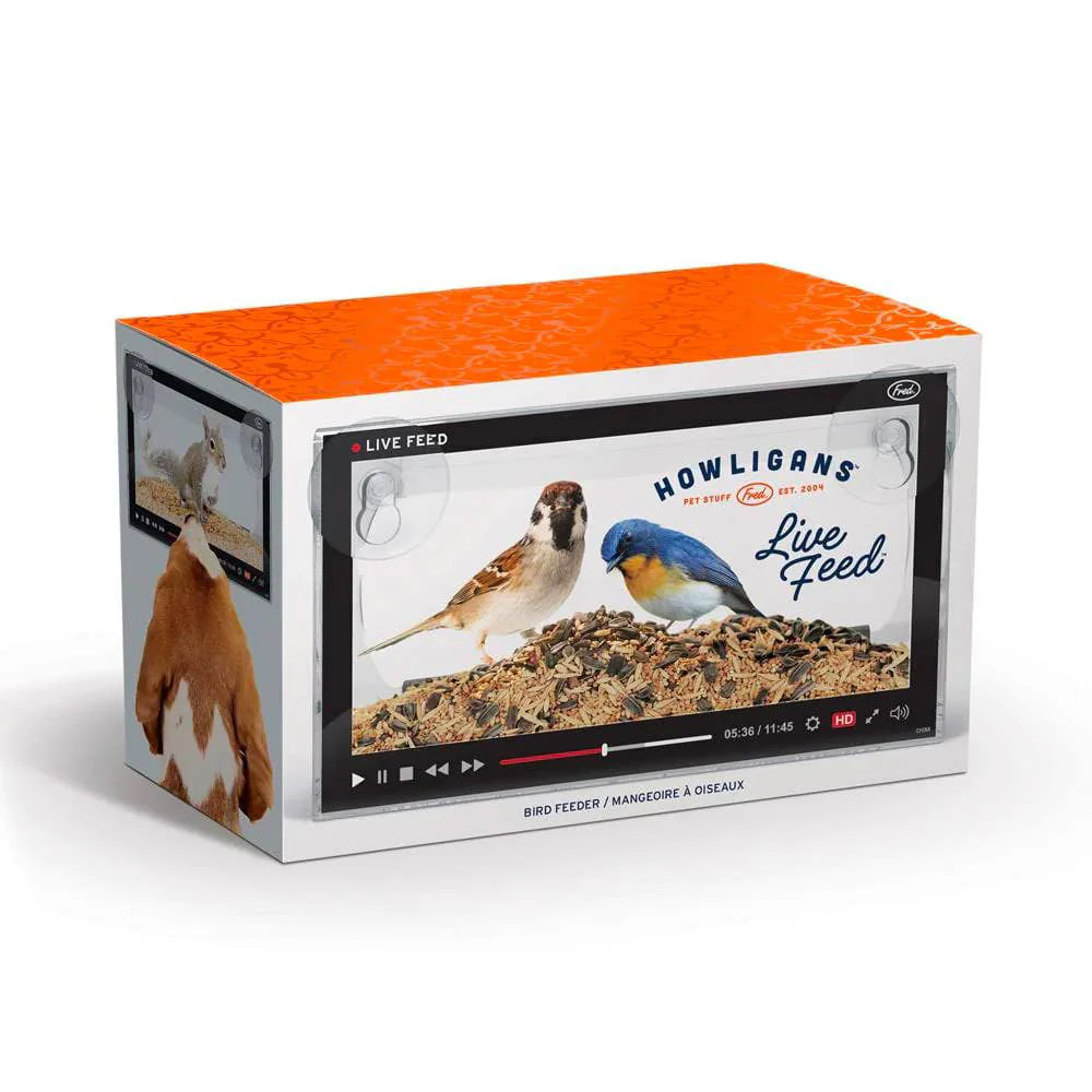 Howligans Live Feed Bird Feeder