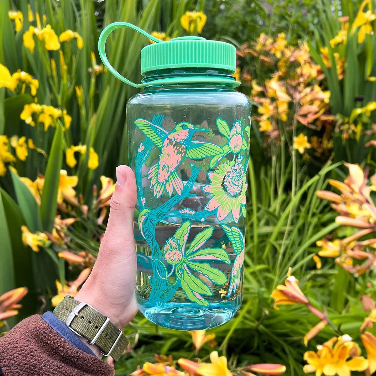 Hummingbirds Nalgene Water Bottle - Image 2