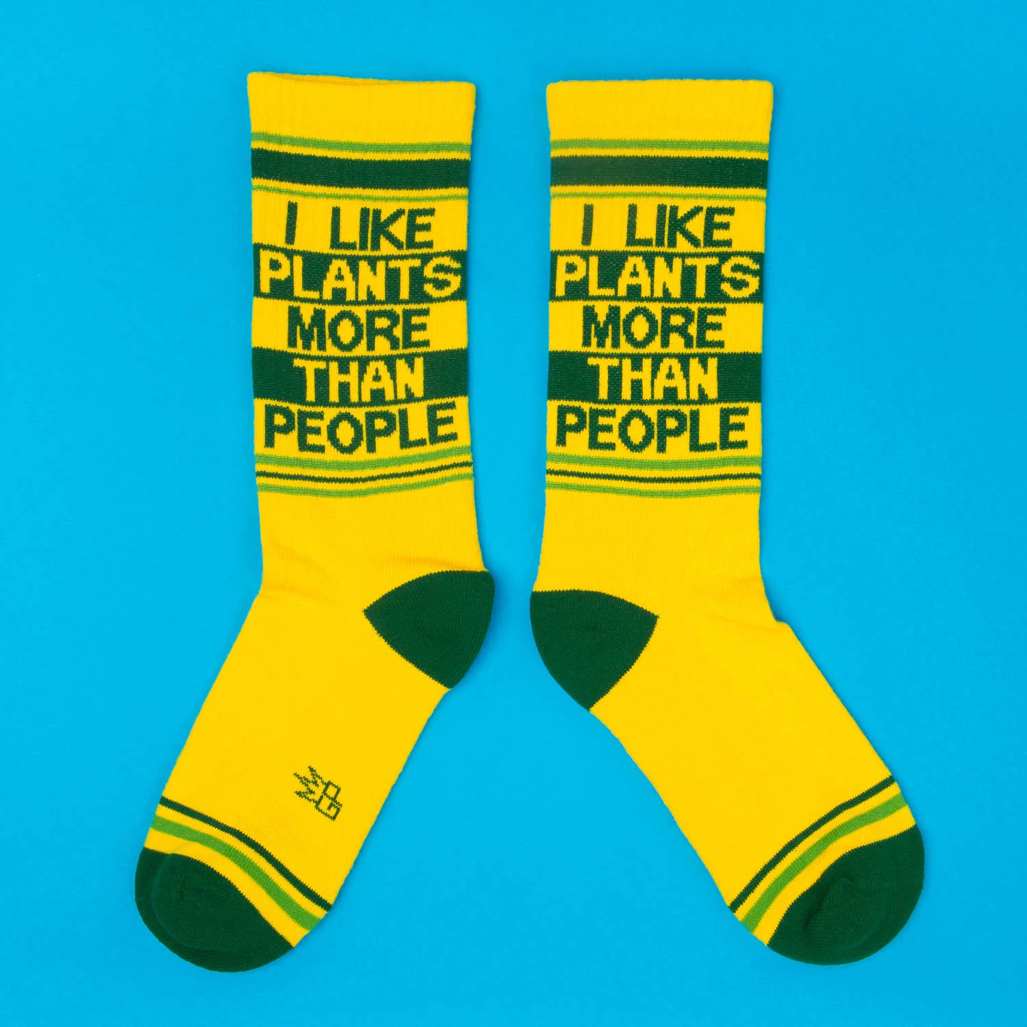 I Like Plants More Than People Gym Crew Socks - Image 3