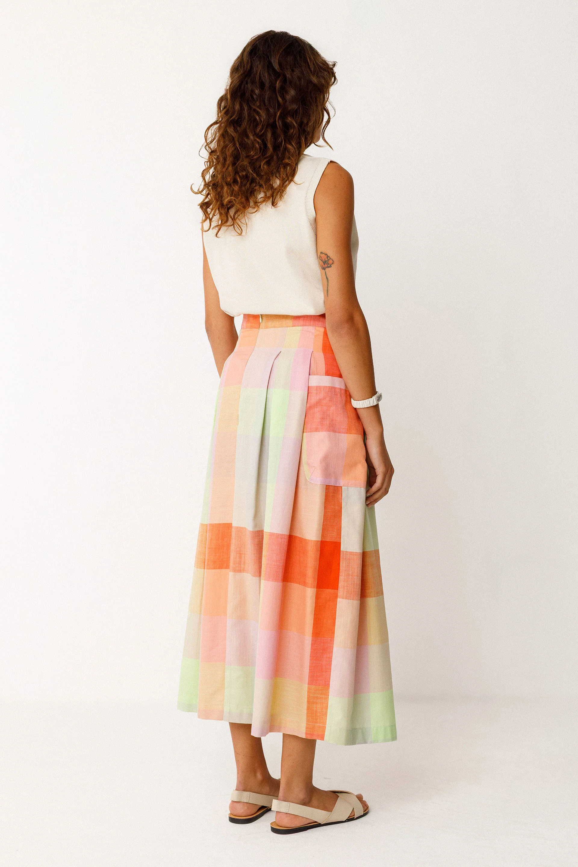 Irama Skirt - Checks - Image 2