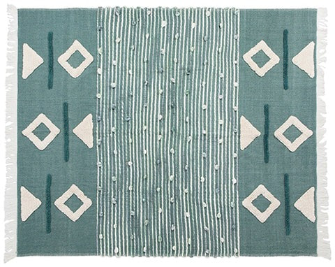Jade Green Brook Throw - Image 2