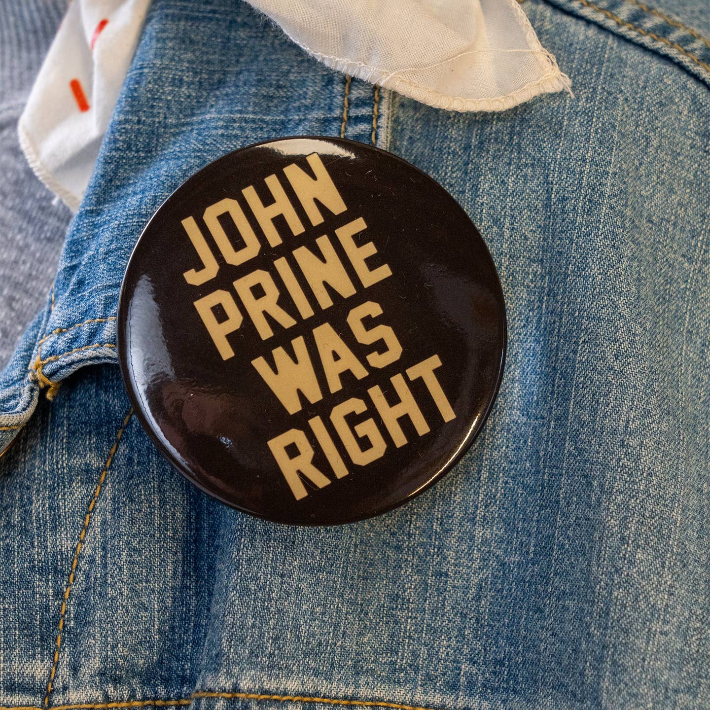 John Prine Button