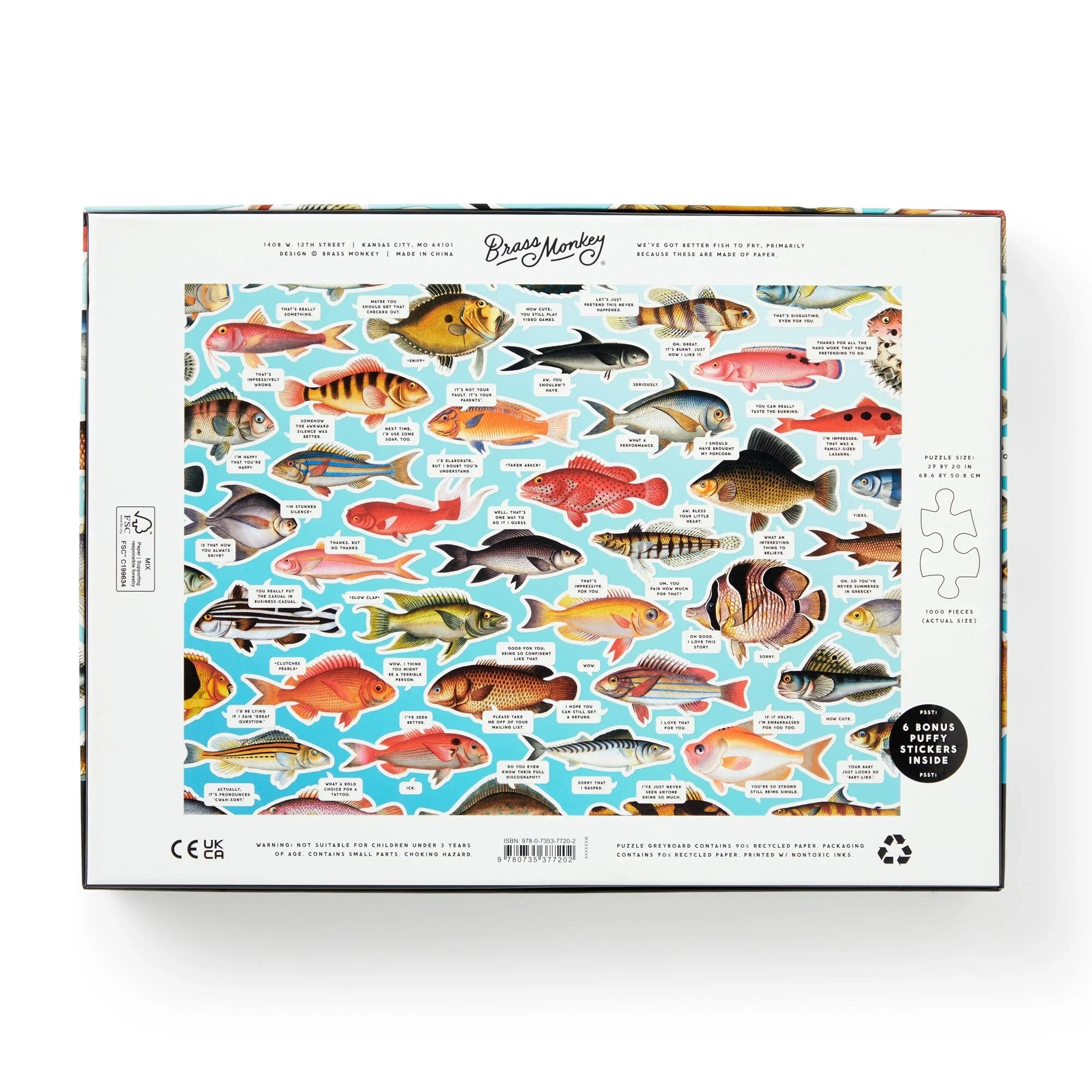 Judgy Fish 1000 Piece Puzzle - Image 3