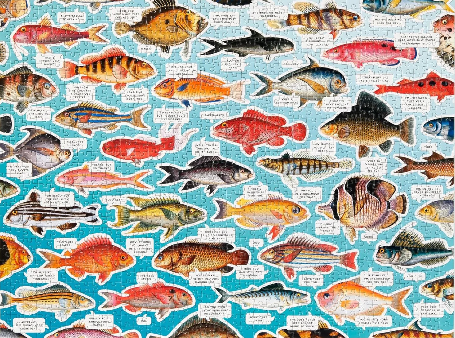 Judgy Fish 1000 Piece Puzzle - Image 4