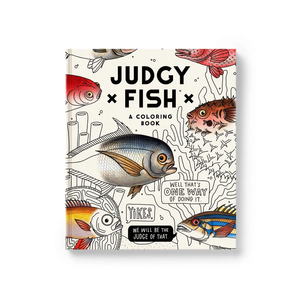 Judgy Fish Coloring Book