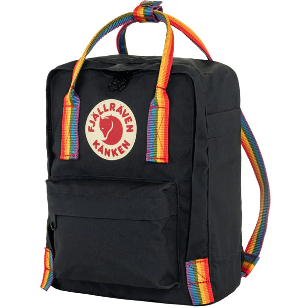 Kanken Rainbow Mini - Black Rainbow - Image 2