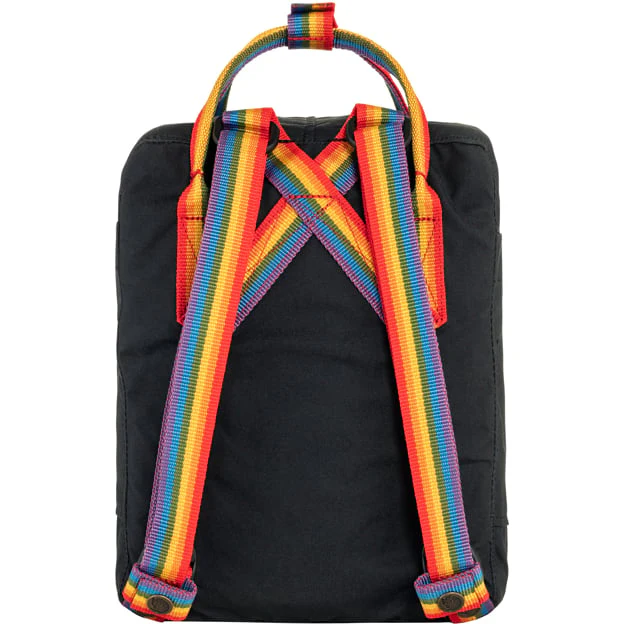 Kanken Rainbow Mini - Black Rainbow - Image 3