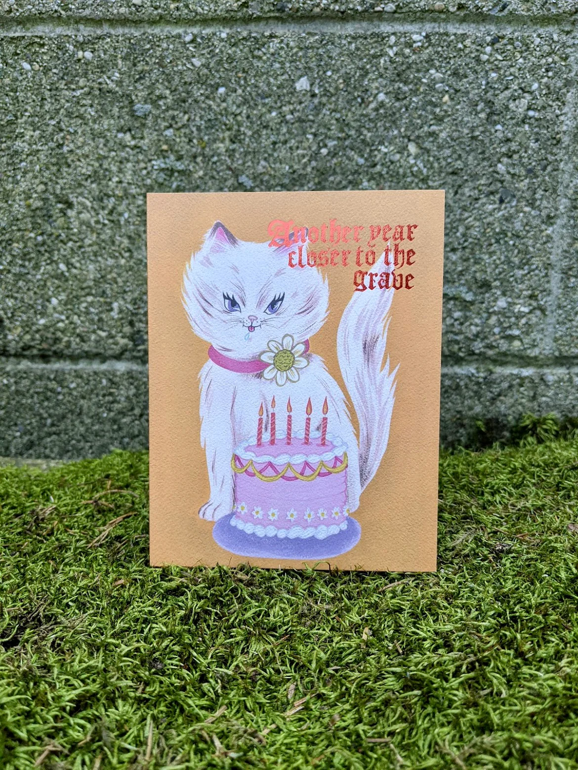 Kitty and Cake Foil Card - Image 2