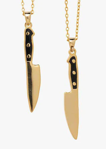 Knife Double Sided Pendant