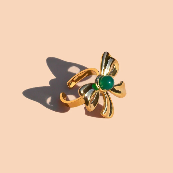 Knotty Ring- 18K Gold Plated