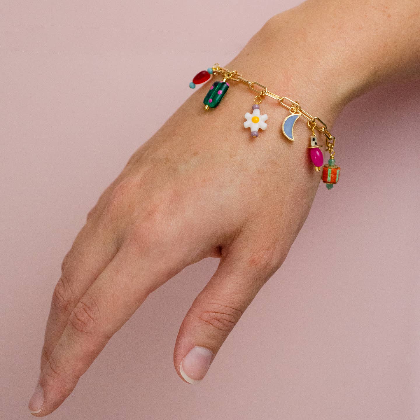 Ladybird Daisy Charm Bracelet - Image 2