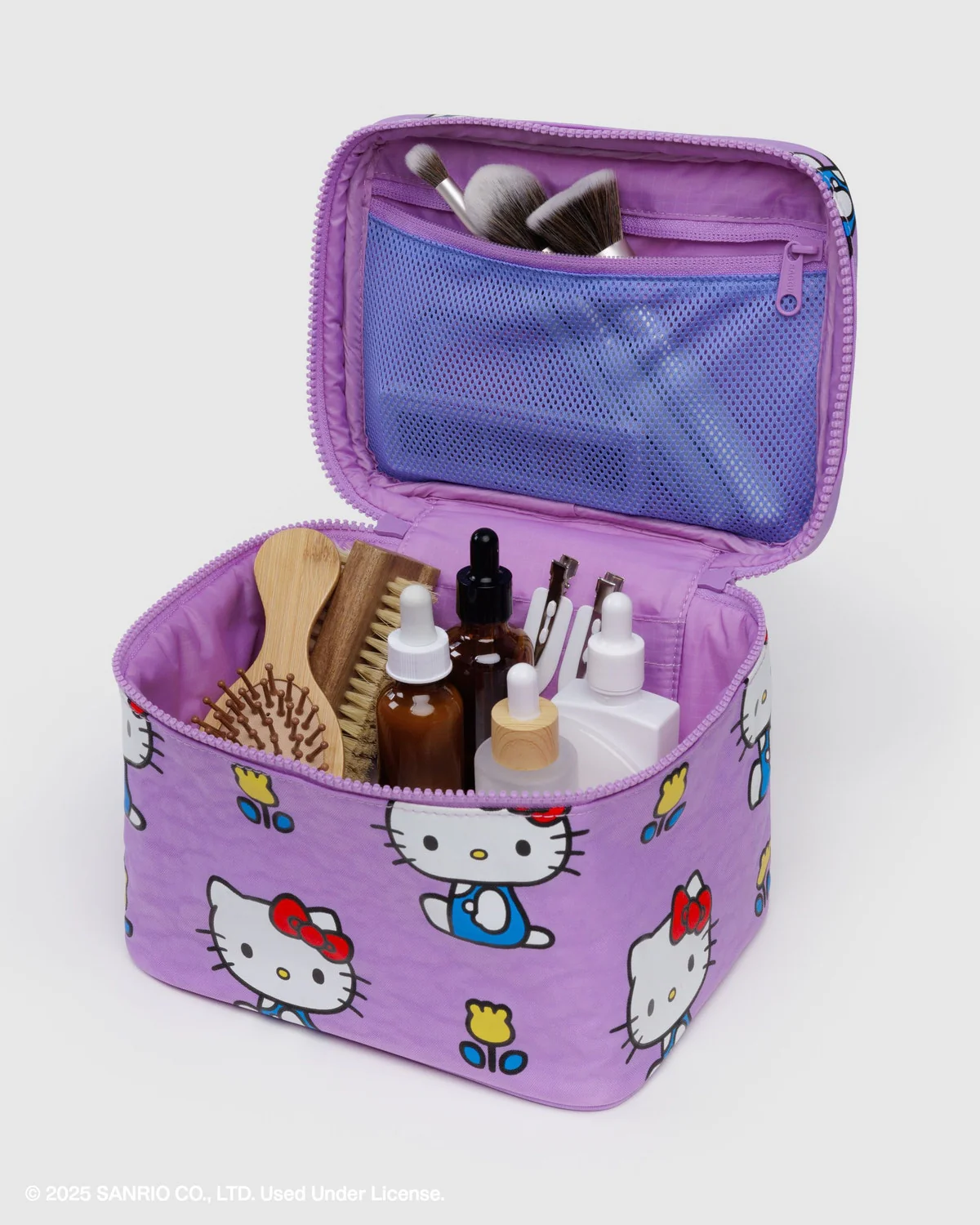 Large Cosmetic Case- Hello Kitty Pink - Image 2