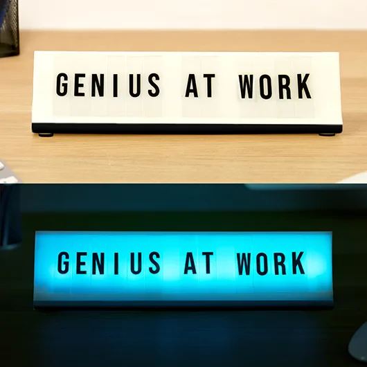 Light Up Desk Plaque - Image 2