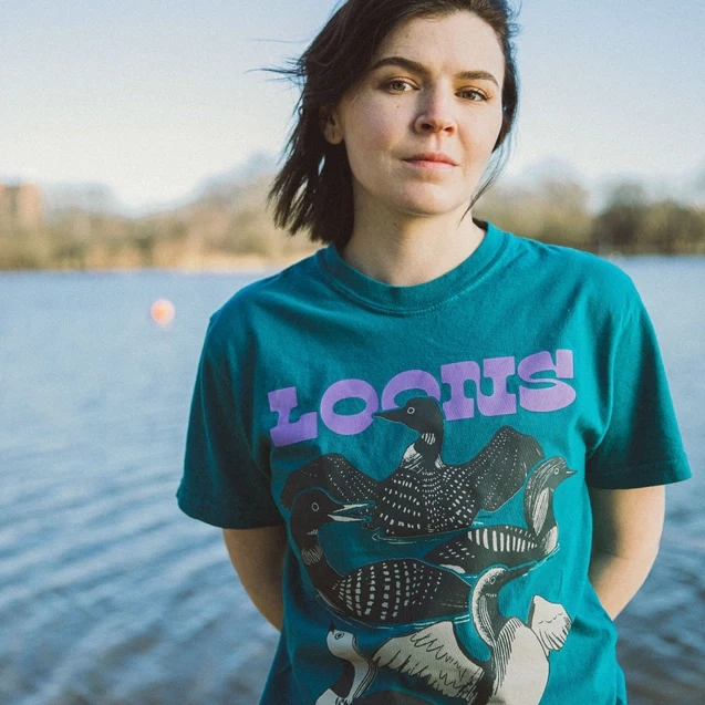 Loons of North America T-Shirt - Teal - Image 3
