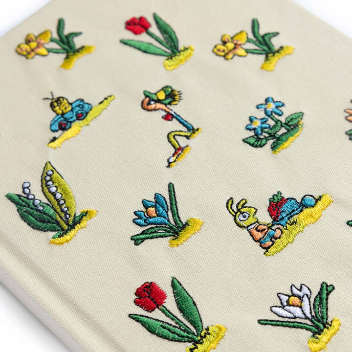 Lowly Worm Garden Embroidered Journal - Image 2