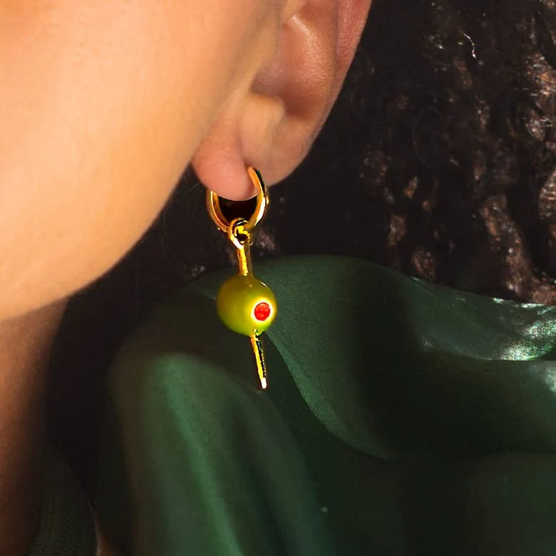 Make It Dirty Hoops - 18K Gold Plated - Image 2