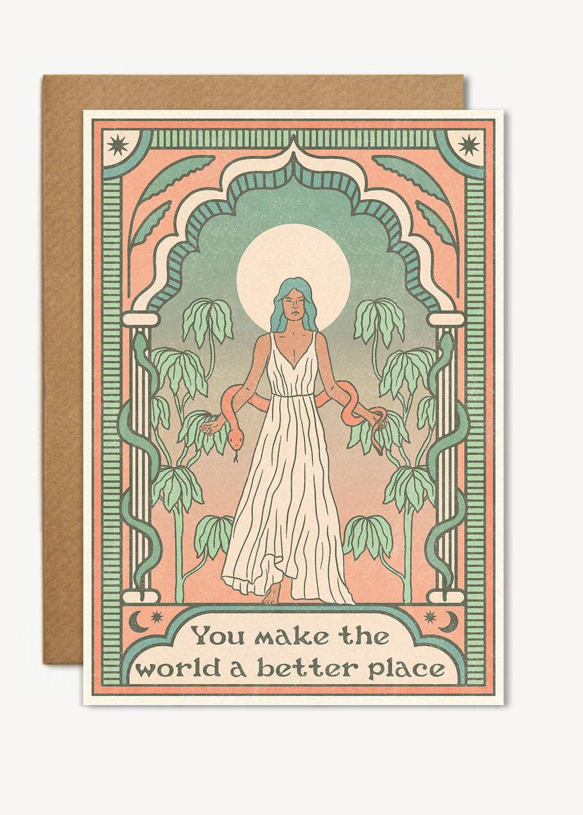 You Make The World A Better Place Card