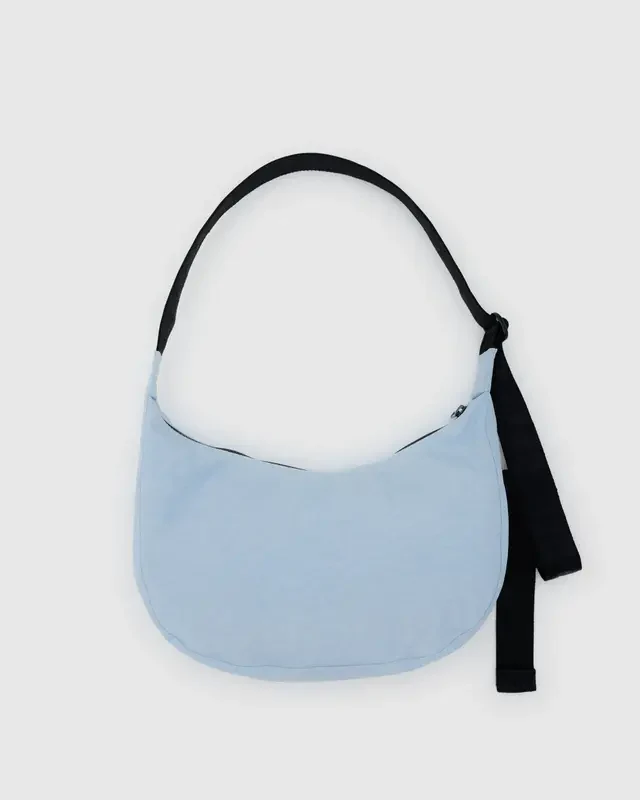 Medium Nylon Crescent Bag - Embroidered Ballet Icons - Image 2