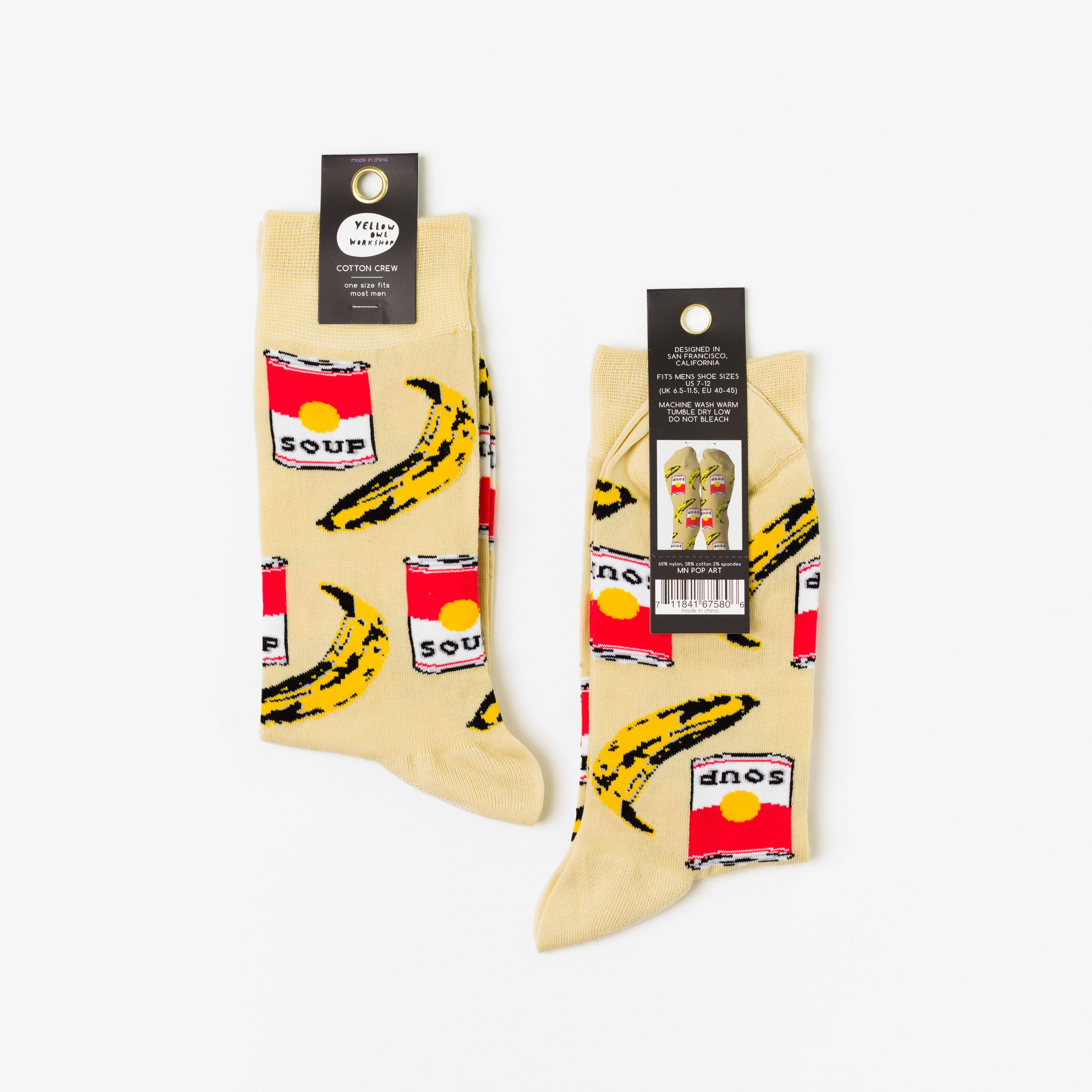 Men's Pop Art Crew Socks - Image 3
