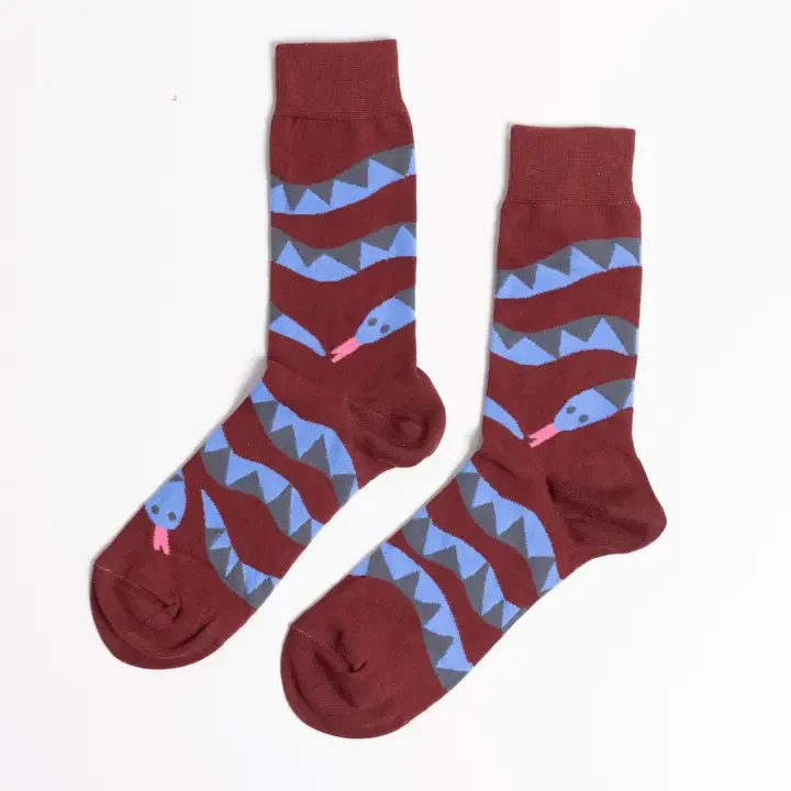 Men's Snakes Crew Socks - Image 2