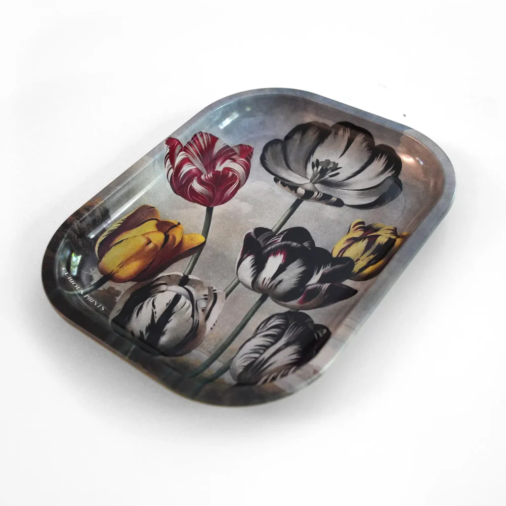 Metal Botanical Tulip Tray - Image 2