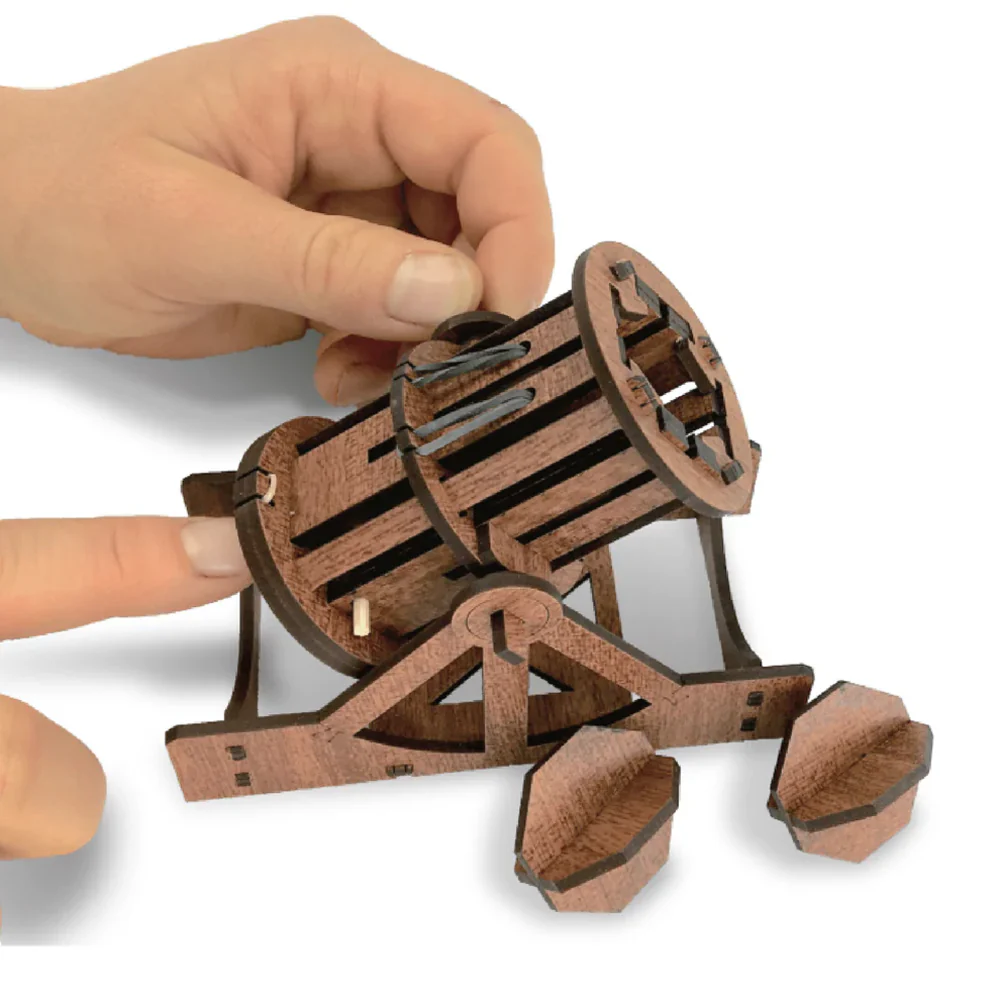 Mini Cannon Wooden Building Kit - Image 2