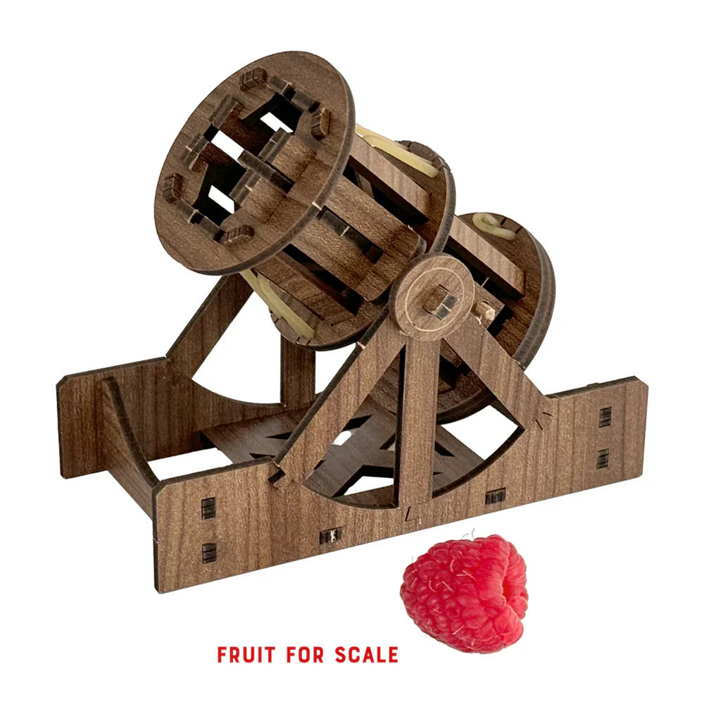 Mini Cannon Wooden Building Kit - Image 3