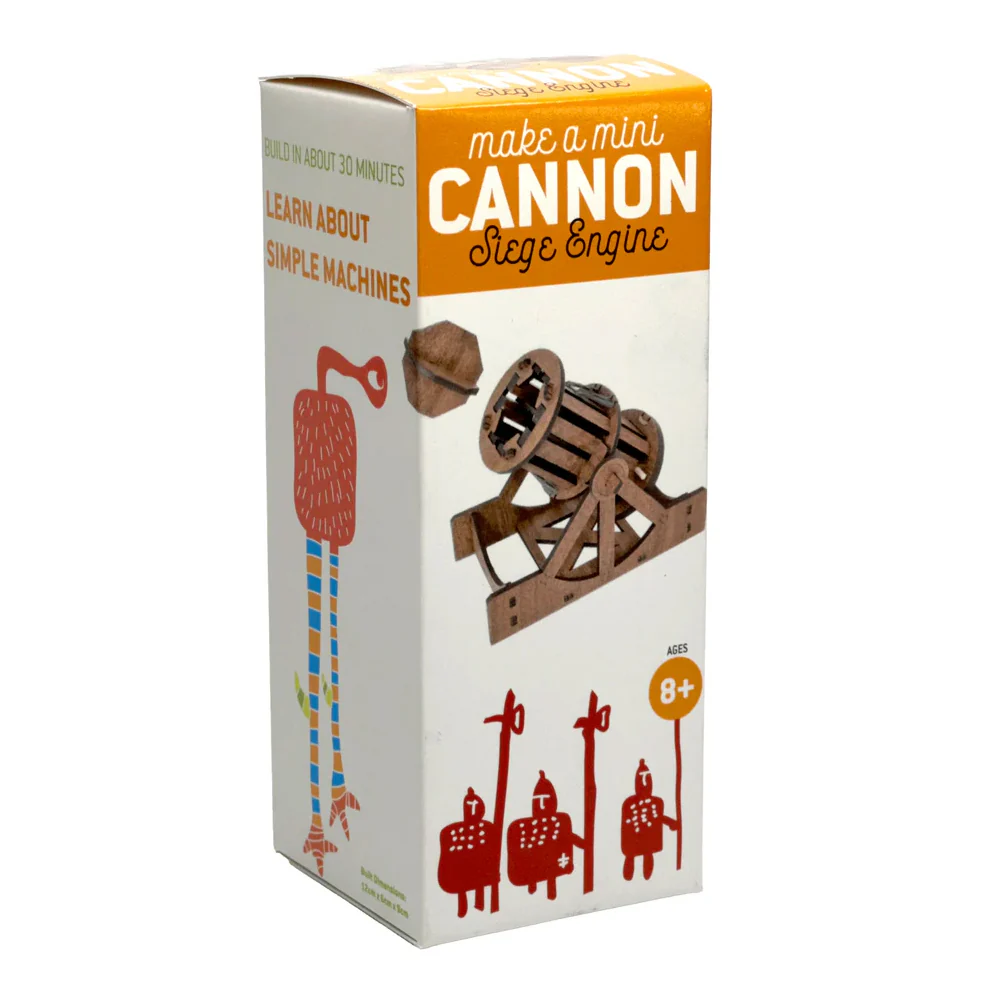 Mini Cannon Wooden Building Kit - Image 4