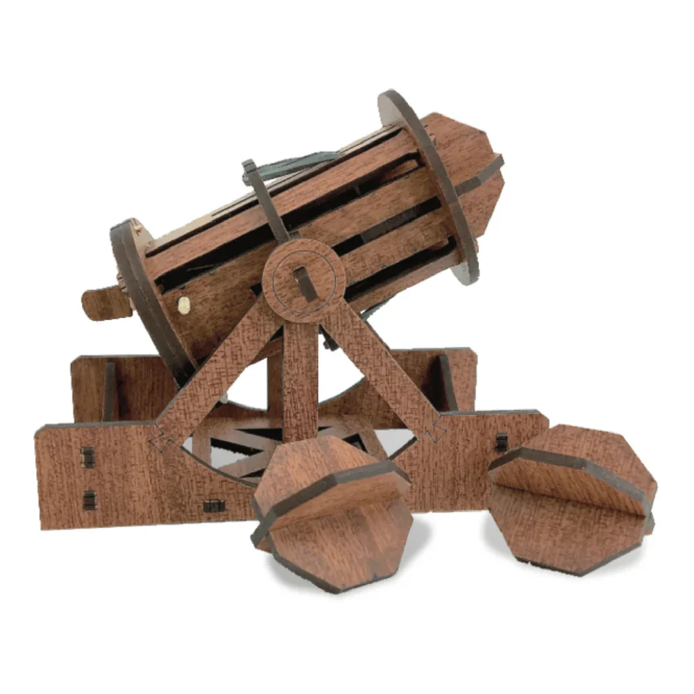 Mini Cannon Wooden Building Kit - Image 6