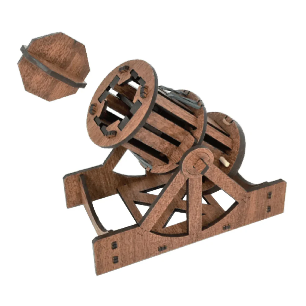 Mini Cannon Wooden Building Kit - Image 7