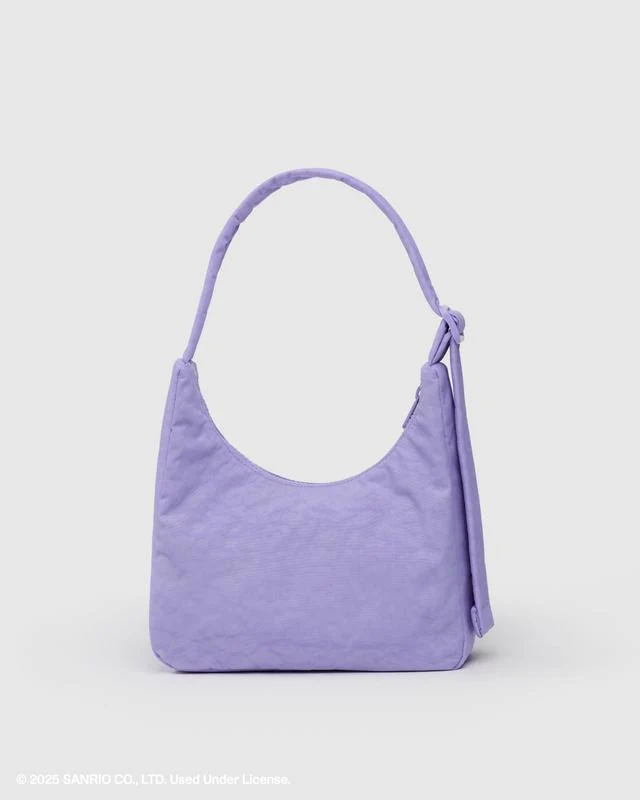 Mini Nylon Shoulder Bag- Embroidered Hello Kitty & My Melody - Image 4
