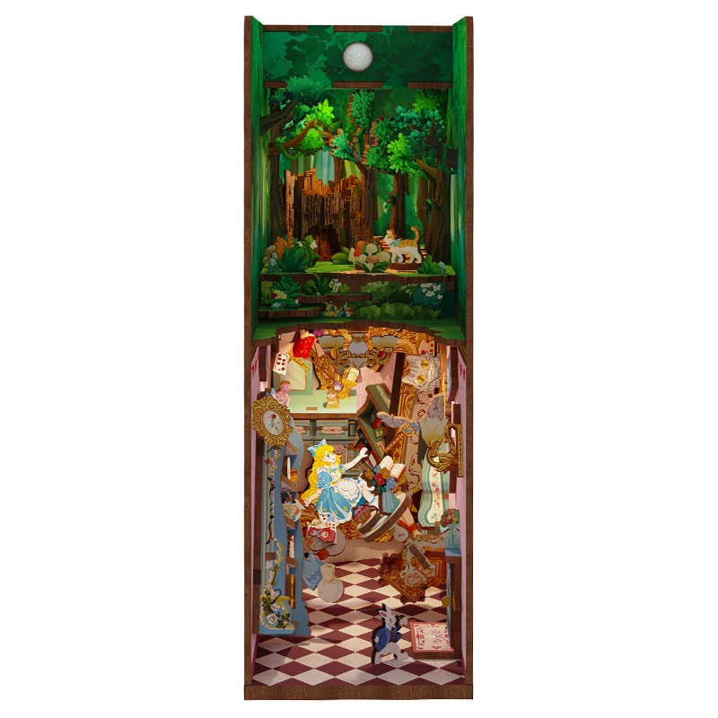 Miniature House Book Nook Kit: Alice's Adventures - Image 3