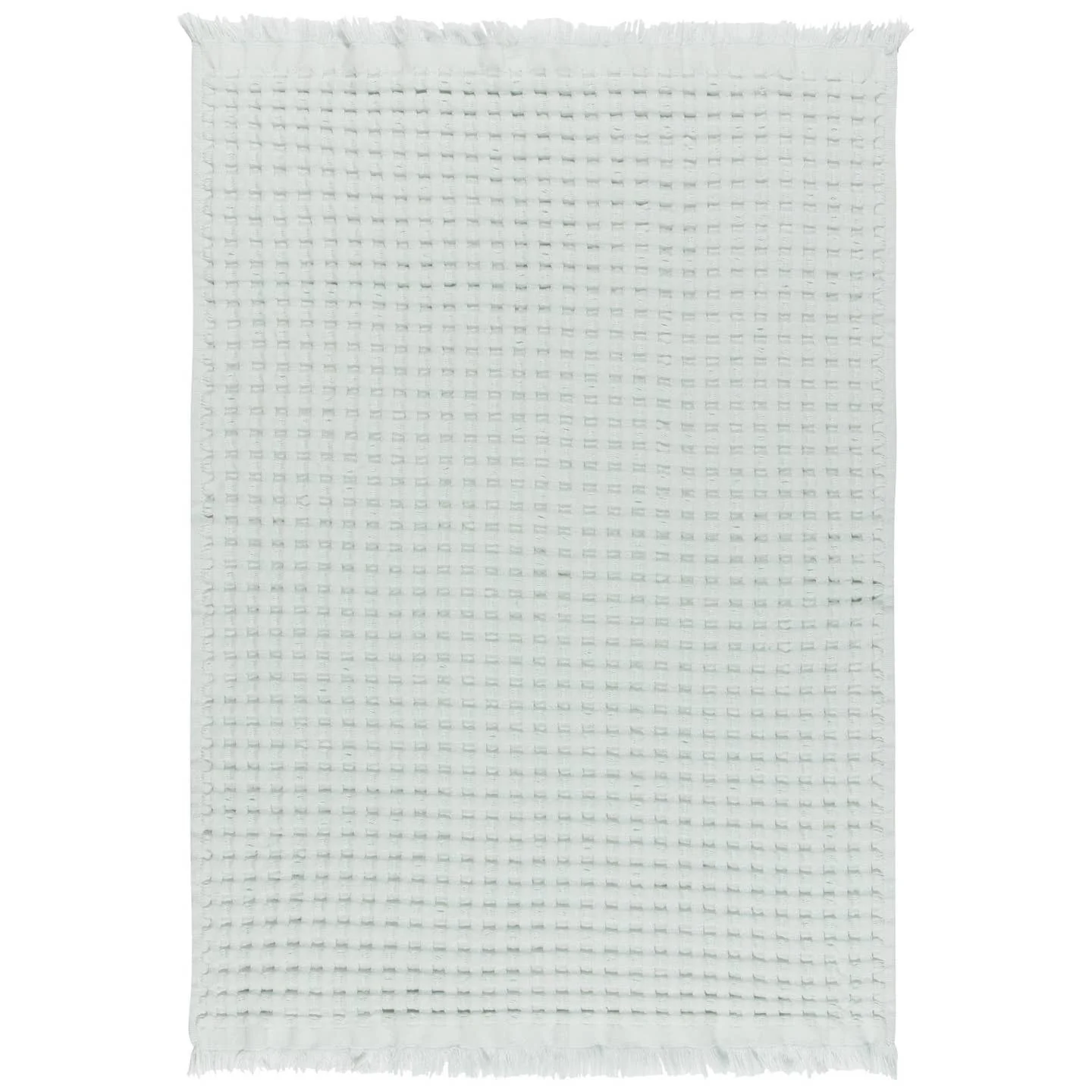 Mist Organic Cotton Waffle Hand Towel - Image 3
