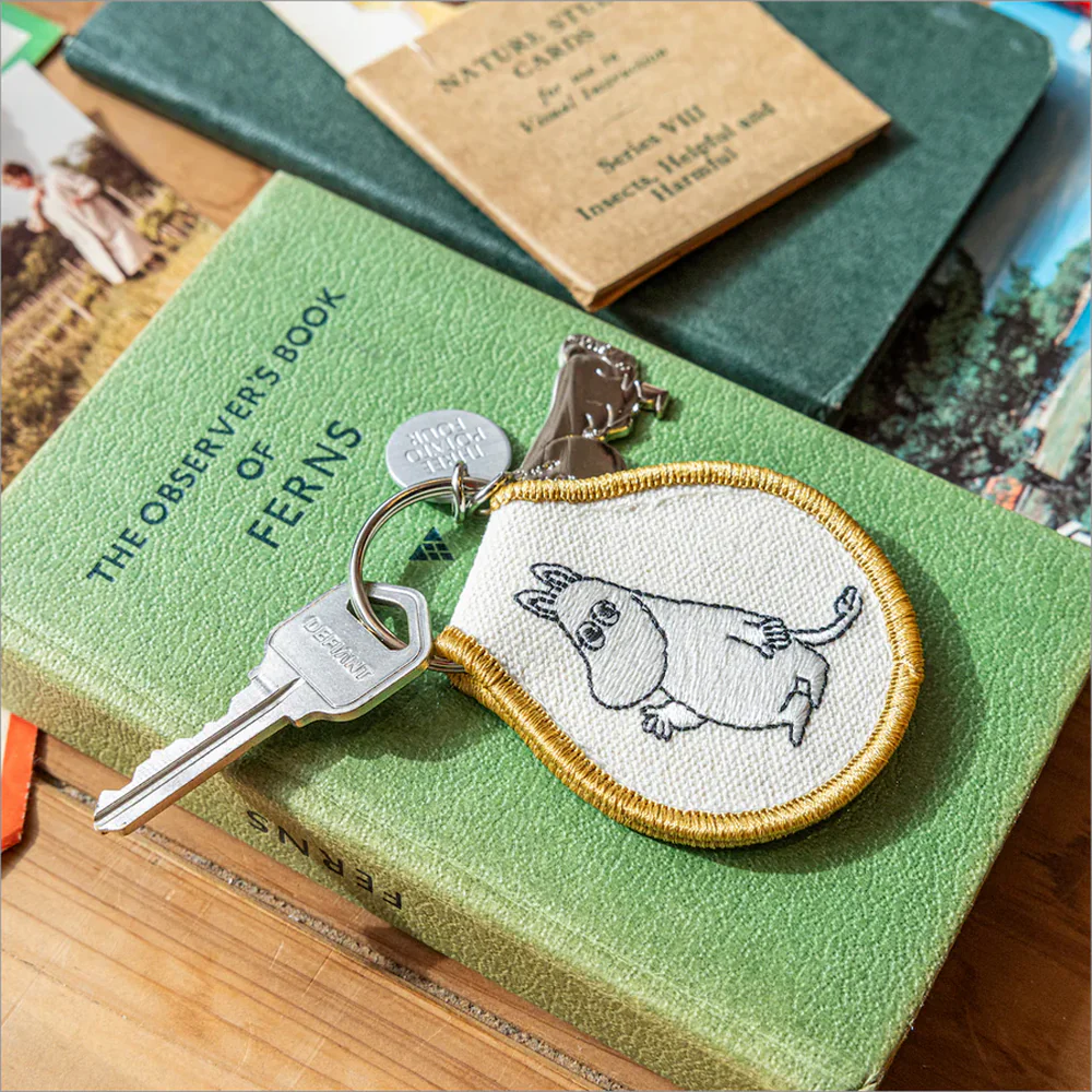 Moomintroll Wave Patch Keychain - Image 2