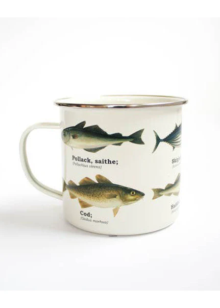 Multi Fish Enamel Mug
